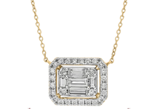 Invisible Diamonds Pendent
