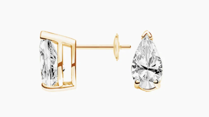 Pear Diamond Studs Earring